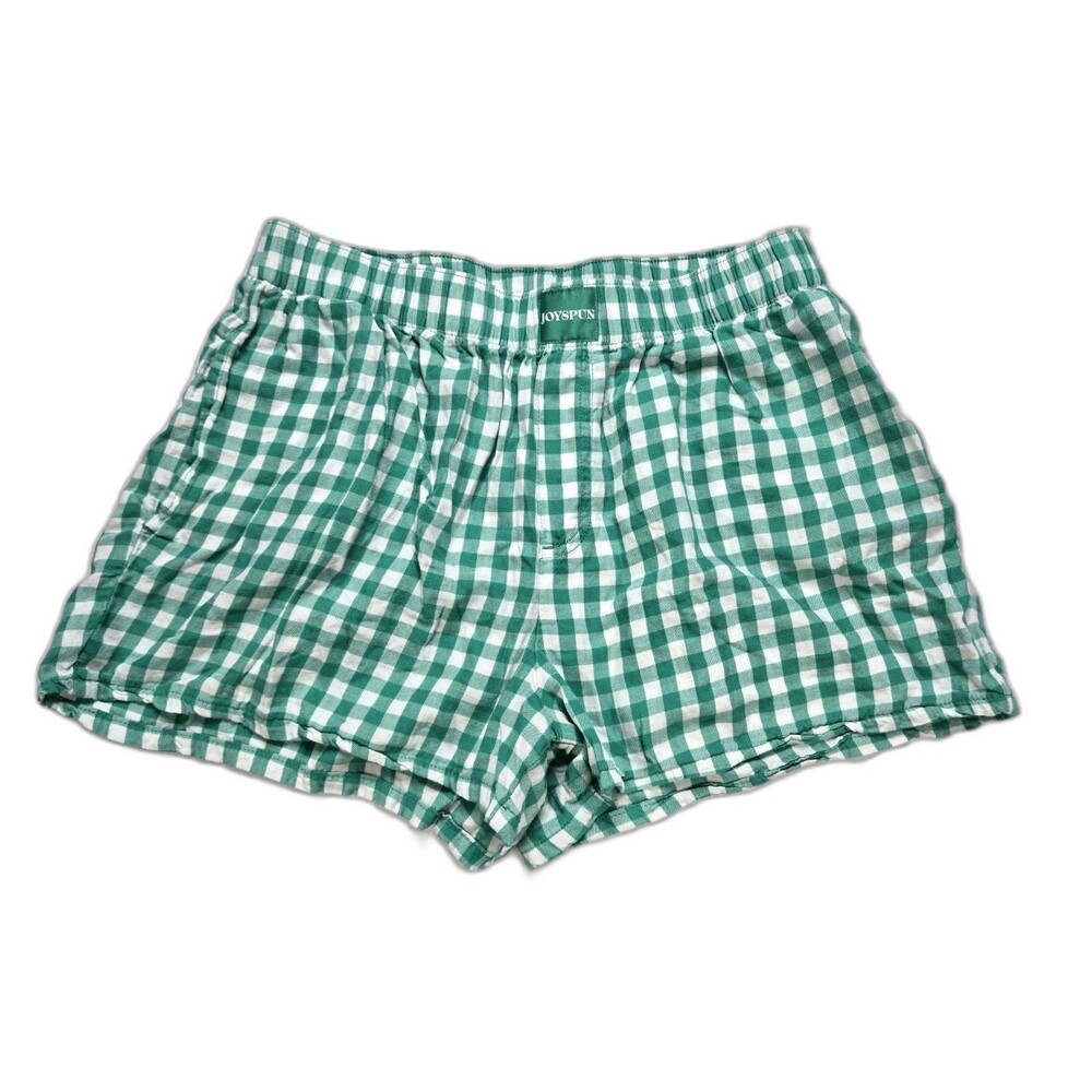 3pc Bundle Joyspun Casual Summer Shorts M (8-10) Floral Cherry Gingham Comfy - Picture 4 of 7